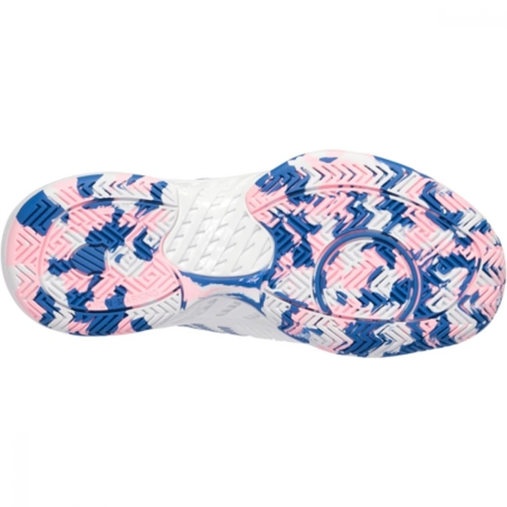 K-Swiss Women’s Hypercourt Supreme Tennis Shoes (White/Star Sapphire/Orchid Pink) - Image 3