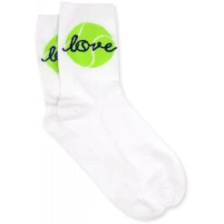Ame & Lulu Tennis Crew Socks (Green Ace)