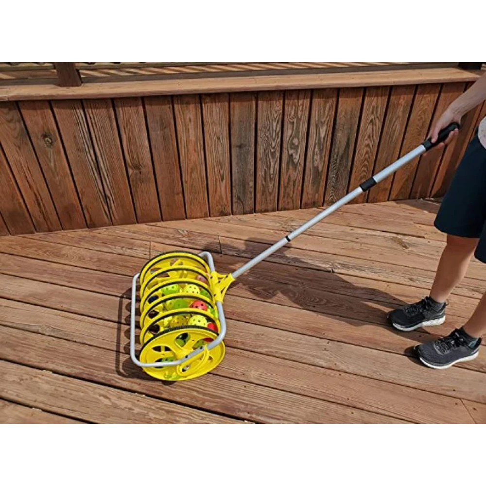 OnCourt OffCourt Multiroller - Tennis Ball Push Mower 4 OnCourt OffCourt Multiroller - Tennis Ball Push Mower - Image 2