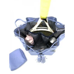 NiceAces Women’s DARA Vegan Leather Tennis Bag (Periwinkle) -Tennis Equipment Shop DRBGBLU ins 1000 1000