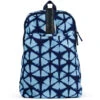 Ame & Lulu Drop Shot Pickleball Backpack (Blue Shibori) 2 Ame & Lulu Drop Shot Pickleball Backpack (Blue Shibori) -Tennis Equipment Shop DSPBB250 ameandlulu drop shot pickleball backpack blue shibori back 1000 1000