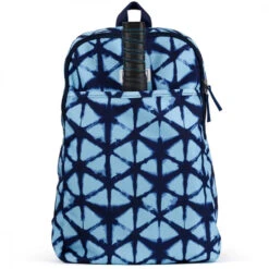 Ame & Lulu Drop Shot Pickleball Backpack (Blue Shibori)