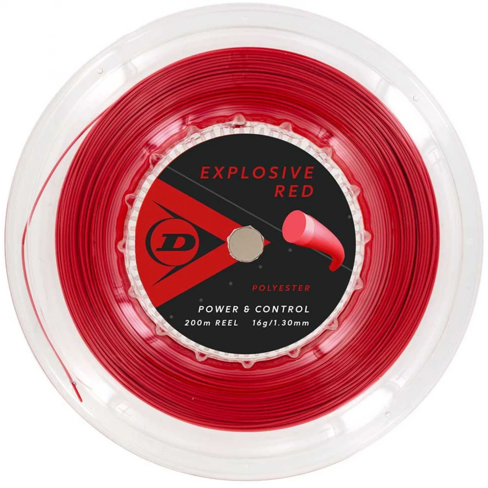 Dunlop Explosive Red 17g Tennis String (Reel) 3 Dunlop Explosive Red 17g Tennis String (Reel)