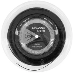 Dunlop Explosive Speed Black 17g Tennis String (Reel)