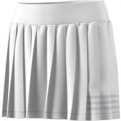 Adidas Women’s Club Tennis Pleatskirt (White/Grey)