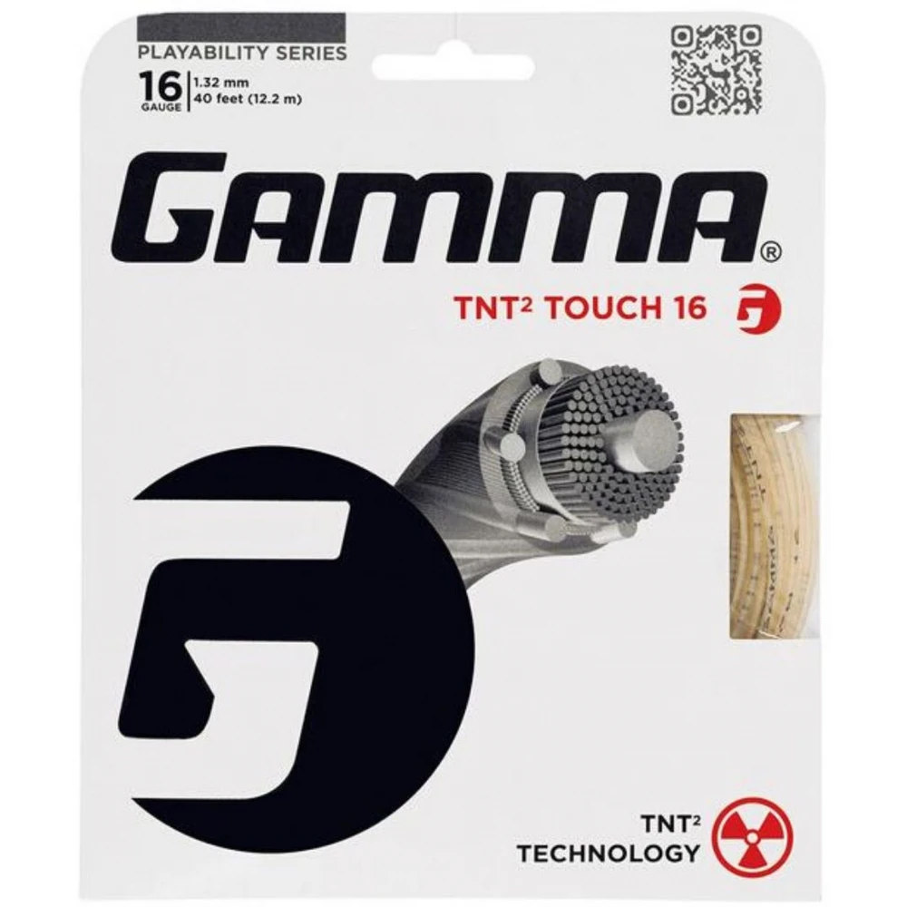Gamma TNT2 Touch 16g Tennis String (Set) 3 Gamma TNT2 Touch 16g Tennis String (Set)