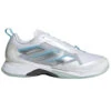 Adidas Women’s Avacourt Tennis Shoes (White/Silver Metallic/Bright Cyan) 2 Adidas Women’s Avacourt Tennis Shoes (White/Silver Metallic/Bright Cyan) -Tennis Equipment Shop GW6265 adidas womens avacourt tennis shoes white silver metal bright cyan right 1000 1000