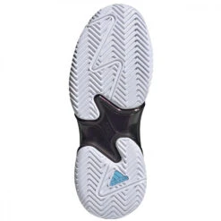 Adidas Women’s Avacourt Tennis Shoes (White/Silver Metallic/Bright Cyan) -Tennis Equipment Shop GW6265 adidas womens avacourt tennis shoes white silver metal bright cyan sole 1000 1000