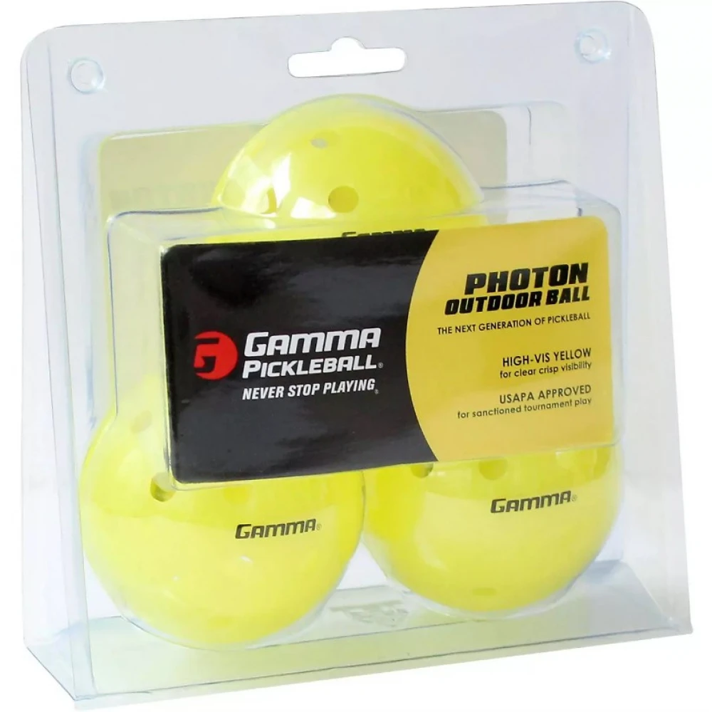 Gamma Photon Outdoor Pickleball Balls (3 Pack) 3 Gamma Photon Outdoor Pickleball Balls (3 Pack)