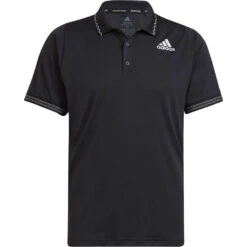 Adidas Men’s Freelift Primeblue Tennis Polo (Black)
