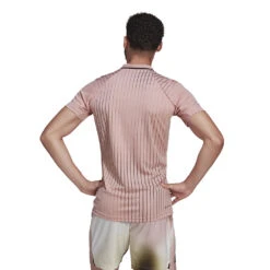 Adidas Men’s Melbourne Tennis Polo (Mauve) -Tennis Equipment Shop H67133 Adidas Mens Melbourne Tennis Polo Mauve Back 1000 1000