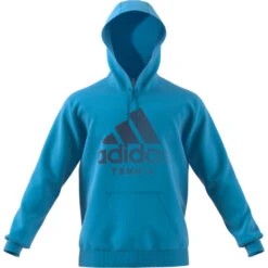 Adidas Men’s Category Tennis Graphic Hoodie (Blue)