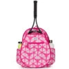 Ame & Lulu Junior Love Tennis Backpack (Bubblegum Shibori) -Tennis Equipment Shop JLTBP261 ameandlulu jr love tennis backpack bubblegum shibori front 1000 1000