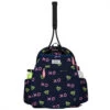 Ame & Lulu Junior Love Tennis Backpack (XO Tennis) 2 Ame & Lulu Junior Love Tennis Backpack (XO Tennis) -Tennis Equipment Shop JLTBP262 ameandlulu jr love tennis backpack XO navy front1 1000 1000
