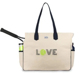 Ame & Lulu Love All Tennis Court Bag (Green Love)