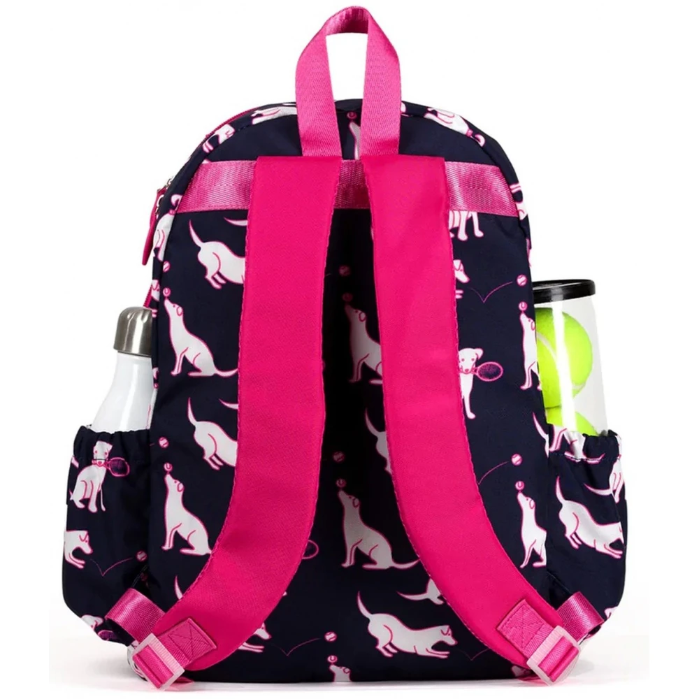 Ame & Lulu Little Love Tennis Backpack (Cross-Court Puppies) - Image 2