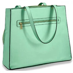 NiceAces Women’s Maya Handmade Vegan Leather Tennis Tote (Mint) -Tennis Equipment Shop MYTBGRN NiceAces Womens MAYA 2 Racquet Designer Tennis Tote Handmade Vegan Leather Mintb 1000 1000