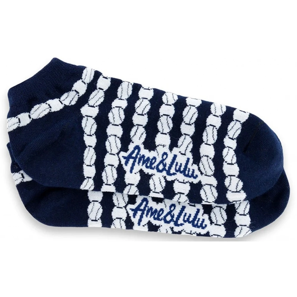 Ame & Lulu Meet Your Match Tennis Socks (Tennis Ball Overlap)