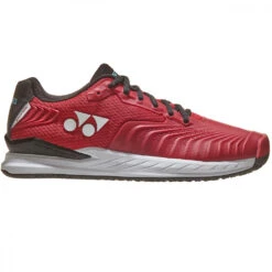 Yonex Men’s Power Cushion Eclipsion 4 Tennis Shoes (White/Red)