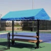 SunTrends 10-Foot Cabana Bench W/ Table -Tennis Equipment Shop SunTrends Cabana Bench 8 w Table 1000 1000