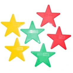 Stars Tennis Court Shapes For Drill Practice (Set Of 6)