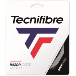 Tecnifibre Razor Code Carbon 16g Tennis String (Set)