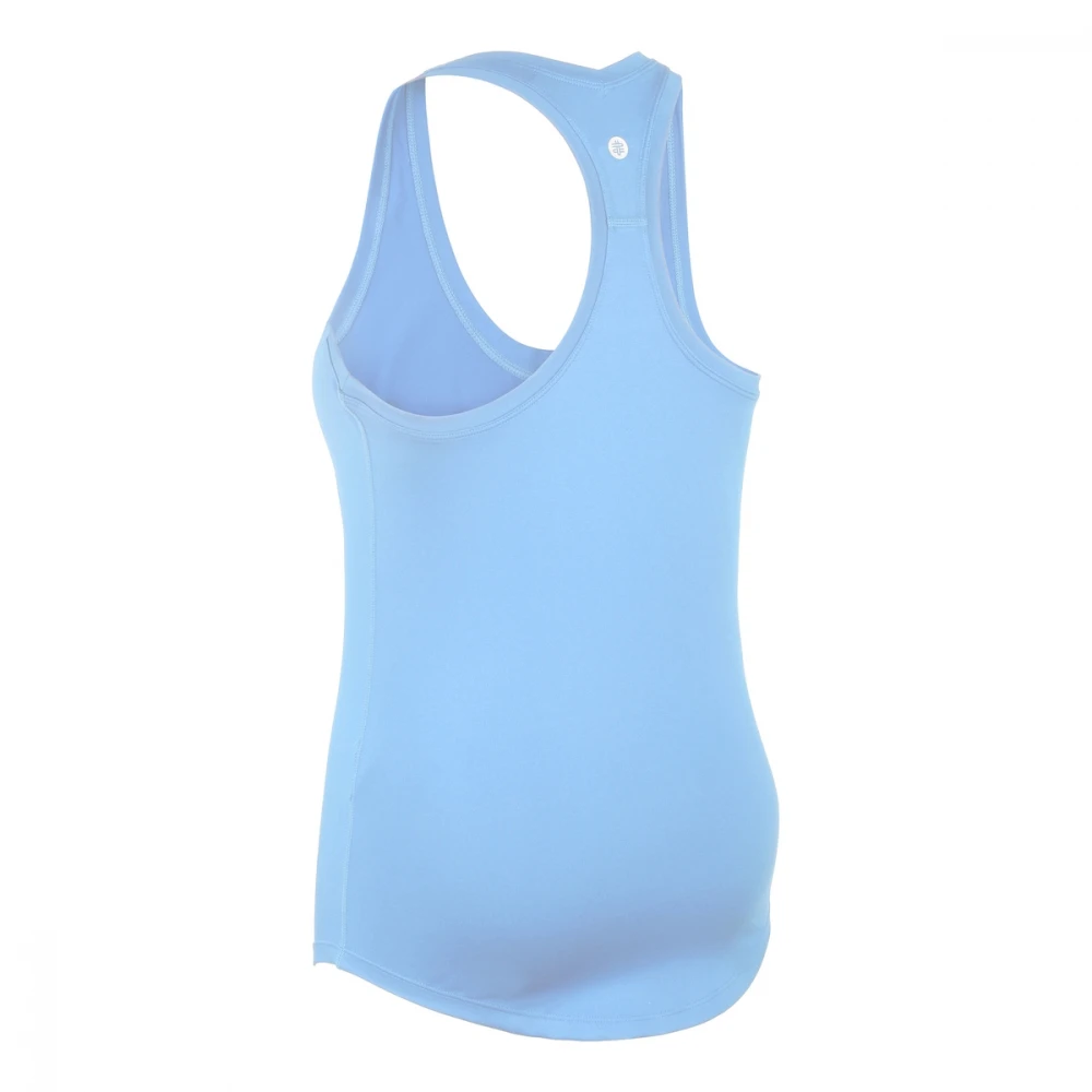 DUC Hailey Women’s Racer-Back Tennis Tank Top (Light-Blue) - Image 2
