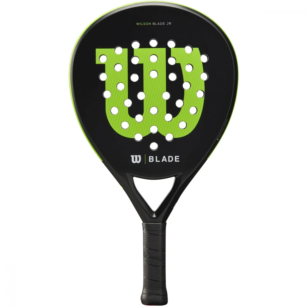 Wilson Blade Junior V2 Padel Racket (Black/Neon Green) 3 Wilson Blade Junior V2 Padel Racket (Black/Neon Green)
