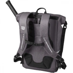 Wilson Roll Top Tennis Backpack (Charcoal) 7 Wilson Roll Top Tennis Backpack (Charcoal) -Tennis Equipment Shop WR8004601001 Wilson Roll Top Tennis Backpack Charcoal c 1000 1000