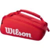 Wilson Super Tour 15 Pack Tennis Bag (Red) -Tennis Equipment Shop WR8010301001 Wilson Super Tour 15 Pack Tennis Bag Red a 1000 1000
