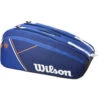 Wilson Roland Garros Super Tour 9 Pack Tennis Bag (Blue/White/Clay) 1 Wilson Roland Garros Super Tour 9 Pack Tennis Bag (Blue/White/Clay) -Tennis Equipment Shop WR8018200 Wilson Roland Garros Super Tour 9 Pack Tennis Bag Blue White Clay a 1000 1000