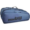 Wilson Ultra V4 Tour 12 Pack Tennis Bag (Blue) -Tennis Equipment Shop WR8024001001 wilson ultra v4 tour 12 pack tennis bag2 1 1000 1000