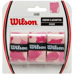 Wilson Pro Overgrip 3 Pack (Pink Camo)