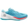 Wilson Women’s Rush Pro ACE Tennis Shoes (Scuba Blue/White/Fiery Coral) -Tennis Equipment Shop WRS328670U wilson womens rush pro ace tennis shoes scuba blue white fiery coral right 1000 1000