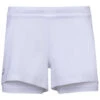 Babolat Girl’s Exercise Tennis Shorts (White/White) -Tennis Equipment Shop babolat exercise girls tennis shorts white 1 1000 1000