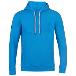 Babolat Boy’s Exercise Hooded Tennis Training Sweatshirt (Blue Aster)