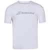 Babolat Men’s Exercise Crew Neck Tennis Training Tee (White/White) 1 Babolat Men’s Exercise Crew Neck Tennis Training Tee (White/White) -Tennis Equipment Shop babolat exercise logo white front 1000 1000