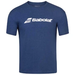 Babolat Boy’s Exercise Tennis Training Tee (Estate Blue/Heather)