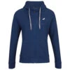 Babolat Girl’s Exercise Hooded Tennis Training Jacket (Estate Blue/Heather) -Tennis Equipment Shop babolat girls exercise hooded tennis training jacket estate blue heather 1000 1000