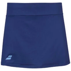 Babolat Girl’s Play Tennis Skirt With Built In Shorties (Estate Blue)