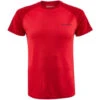 Babolat Men’s Play Crew Neck Tennis Training Tee (Tomato Red)