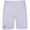 Babolat Men’s Play Tennis Shorts (White/White) -Tennis Equipment Shop babolat play shorts white 1000 1000
