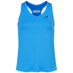 Babolat Women’s Play Cap Sleeve Tennis Tank Top (Blue Aster)