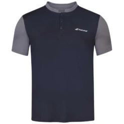 Babolat Men’s Play Tennis Polo (Black/Black)