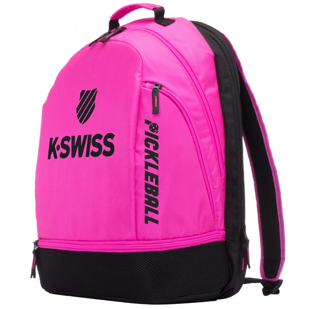 K-Swiss Pickleball Backpack (Pink/Black) 4 K-Swiss Pickleball Backpack (Pink/Black) - Image 2
