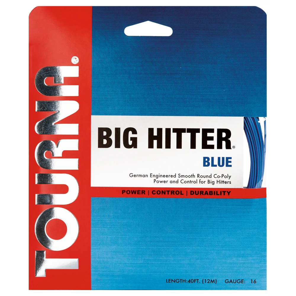 Tourna Big Hitter Blue 17g Tennis String (Set) 3 Tourna Big Hitter Blue 17g Tennis String (Set)