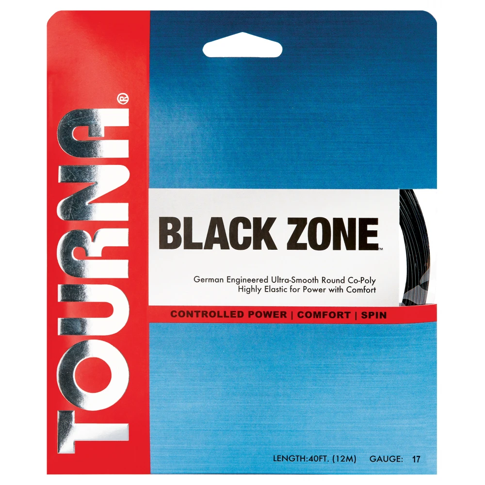 Tourna Big Hitter Black Zone 17g Tennis String (Set) 3 Tourna Big Hitter Black Zone 17g Tennis String (Set)