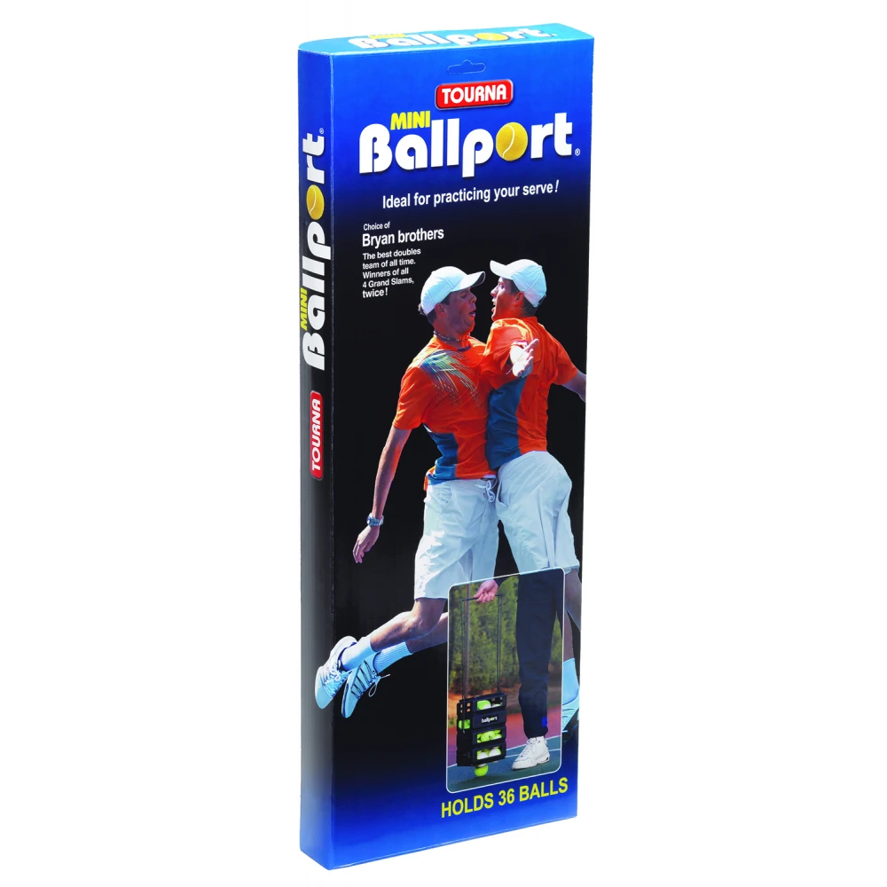 Tourna Ballport Mini 36-Ball Tennis Ball Hopper (Red Or Blue) 5 Tourna Ballport Mini 36-Ball Tennis Ball Hopper (Red Or Blue) - Image 3