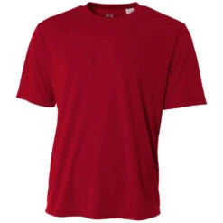 A4 Men’s Performance Crew Shirt (Cardinal)