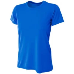 A4 Women’s Cooling Performance Crew Neck Tee (Royal)